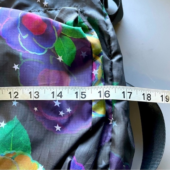 Cynthia Rowley Floral & Star Print Backpack Black NWT - Picture 8 of 10